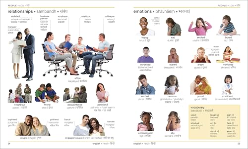 Hindi English Bilingual Visual Dictionary - Retail Maharaj