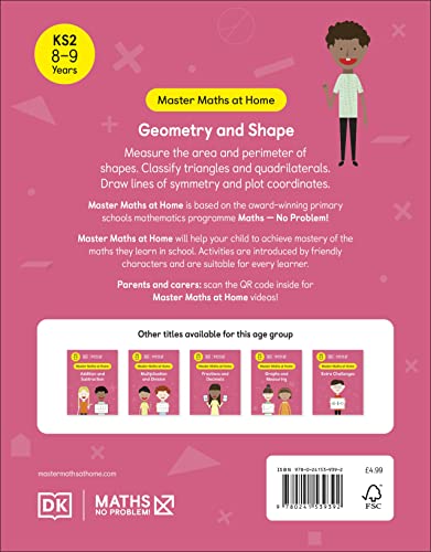 Maths - No Problem! Geometry and Shape, Ages 8-9 (Key Stage 2) (Master Maths At Home) - Retail Maharaj