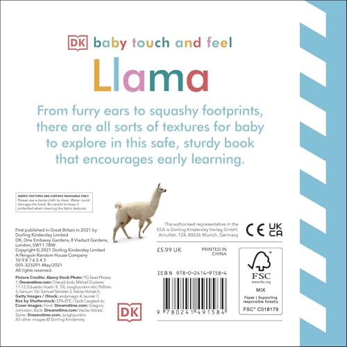 Baby Touch and Feel Llama - Retail Maharaj