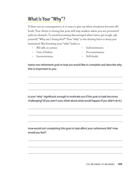 My Retirement, My Way: A Workbook for the Newly Retired to Create Meaning, Set Goals, and Find Happiness