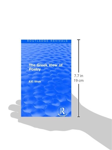 The Greek View of Poetry (Routledge Revivals) - Retail Maharaj
