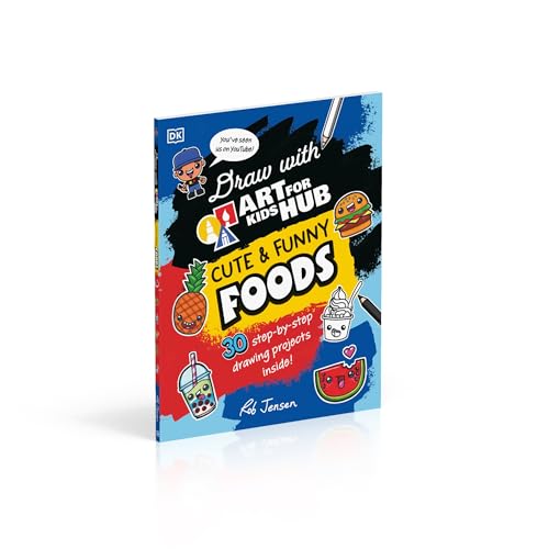 Draw with Art for Kids Hub Cute and Funny Foods - Retail Maharaj