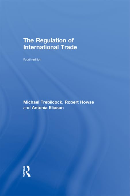 The Regulation of International Trade - Retail Maharaj