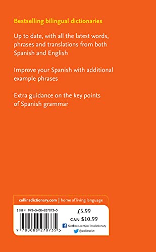 Spanish Essential Dictionary: Bestselling bilingual dictionaries (Collins Essential) - Retail Maharaj