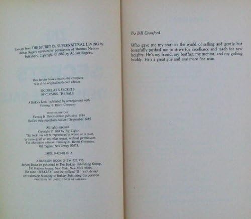 Zig Ziglar'S Secrets Of Closing The Sale - Retail Maharaj