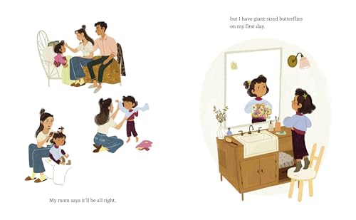 Giant-Sized Butterflies On My First Day of School