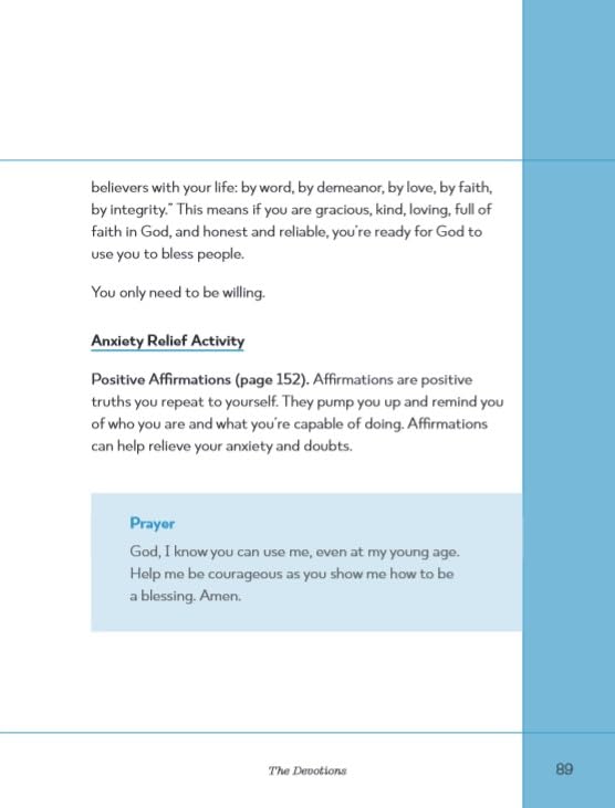 Rising Above: Teen Devotional for Girls: Prayers and Activities to Help Manage Anxiety