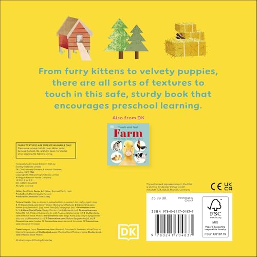 Touch and Feel Baby Animals: With Tactiles for Toddlers to Explore - Retail Maharaj