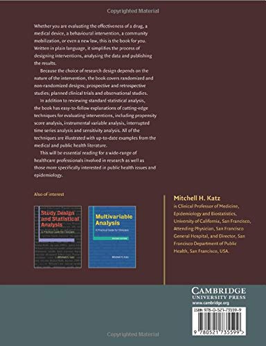 Evaluating Clinical and Public Health Interventions: A Practical Guide to Study Design and Statistics