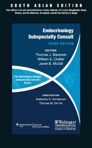 The Washington Manual Endocrinology Subspecialty Consult, 3ed