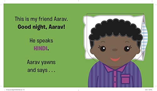 We Say Good Night (A Lift and Learn Language Book)