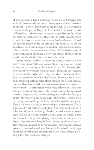 Narrative Of The Life Of Frederick Douglass: With Selected S