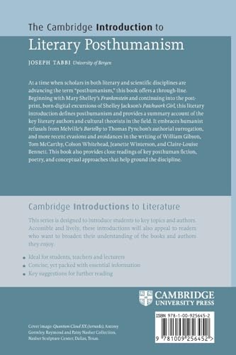 The Cambridge Introduction to Literary Posthumanism - Retail Maharaj