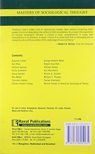 Masters Of Sociological Thought - Retail Maharaj