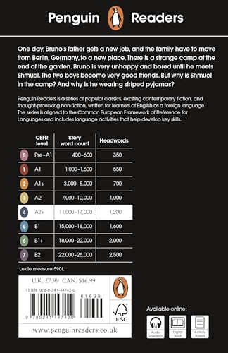 Penguin Readers Level 4: The Boy in Striped Pyjamas (ELT Graded Reader) - Retail Maharaj