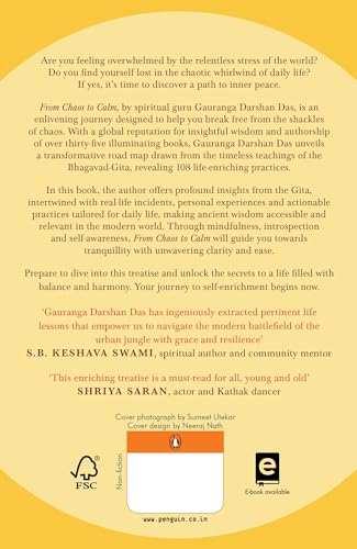 From Chaos to Calm: 108 Practices from the Gita for Inner Balance - Retail Maharaj