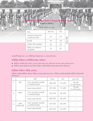 Paschimbanga Police Constable (Purush O Mohila) Practice Book (Byakkhasoho) 25 Model Practice Set (Bengali Version) - Retail Maharaj