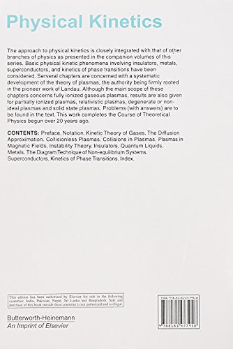 PHYSICAL KINETICS, VOLUME 10: Course of Theoretical Physics - Vol. 10 - Retail Maharaj