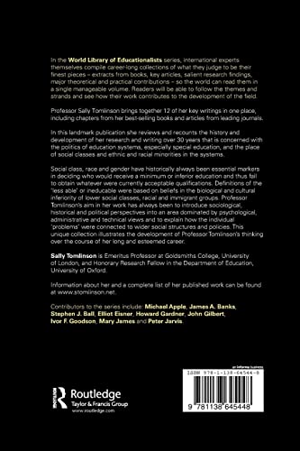 The Politics of Race, Class and Special Education: The selected works of Sally Tomlinson (World Library of Educationalists) - Retail Maharaj