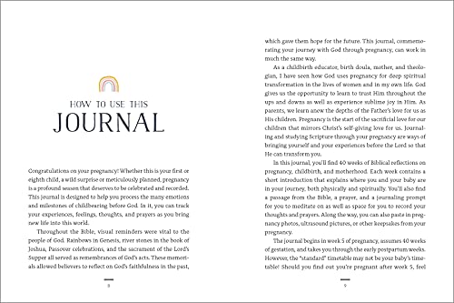 The Christian Mom's Pregnancy Journal: Week-by-Week Guide, Prayers, and Memory Book
