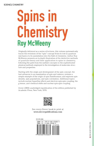 SPINS IN CHEMISTRY (Dover Books on Chemistry) - Retail Maharaj