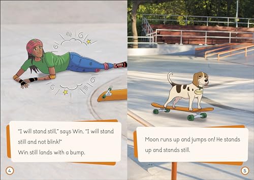 Phonic Books Moon Dogs Extras Set 2: Adjacent consonants and consonant digraphs (Phonic Books Catch Up Readers) - Retail Maharaj