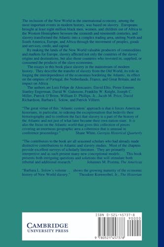 Slavery and the Rise of the Atlantic System