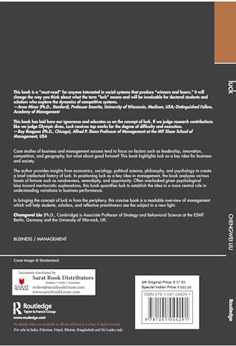 Luck:A Key Idea for Business and Society - Retail Maharaj