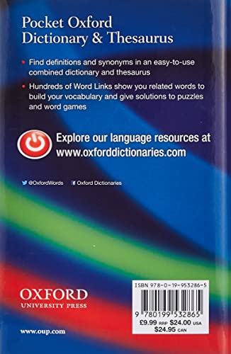 Pocket Oxford Dictionary and Thesaurus: An exploration through problems and solutions - Retail Maharaj