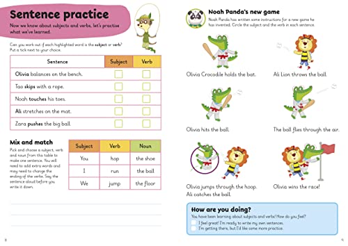 First Grammar: A Learn with Ladybird Activity Book 5-7 years: Ideal for home learning (KS1) - Retail Maharaj