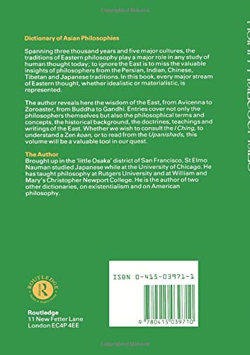 Dictionary of Asian Philosophies - Retail Maharaj