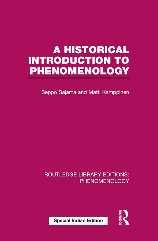 A Historical Introduction to Phenomenology - Retail Maharaj