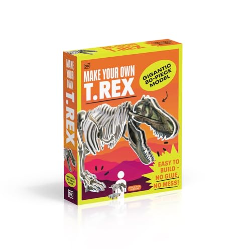 Make Your Own T. Rex: Easy to Build - No Glue, No Mess! - Retail Maharaj