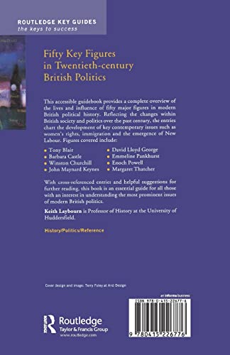 Fifty Key Figures in Twentieth Century British Politics (Routledge Key Guides) - Retail Maharaj