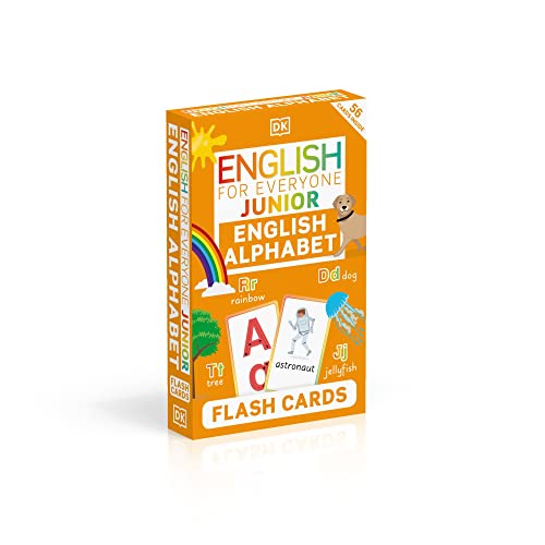 English for Everyone Junior English Alphabet Flash Cards - Retail Maharaj