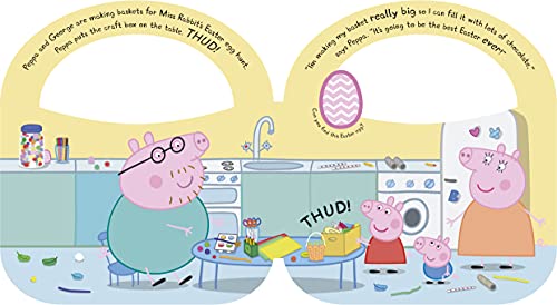 Peppa Pig: Peppa's Easter Basket Shaped Board Book - Retail Maharaj