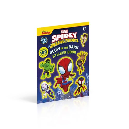 Marvel Spidey and His Amazing Friends Glow in the Dark Sticker Book: With More Than 100 Stickers - Retail Maharaj