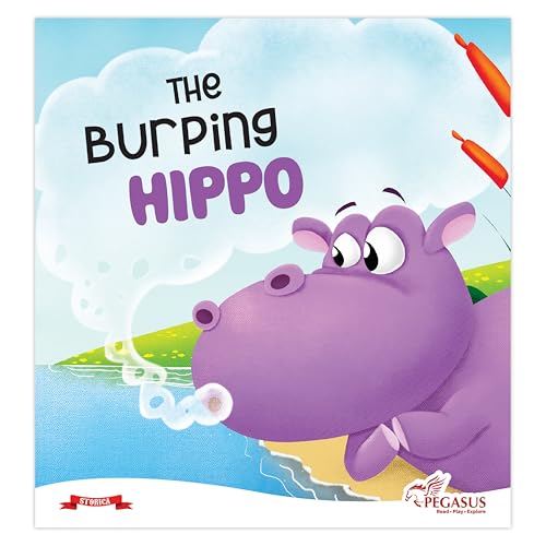 Good Habits Board Book: The Burping Hippo – Charming Storybook Teaching Kids Important Life Skills - Retail Maharaj
