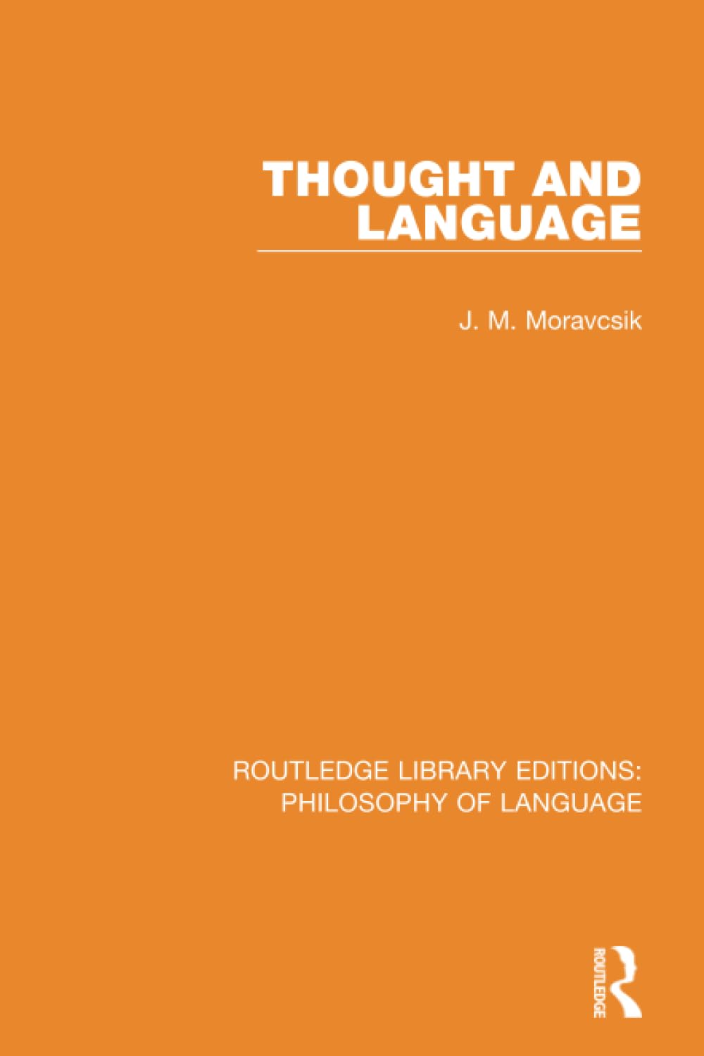 Thought and Language (Routledge Library Editions: Philosophy of Language) - Retail Maharaj