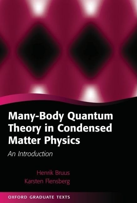 Many-Body Quantum Theory in Condensed Matter Physics - Retail Maharaj