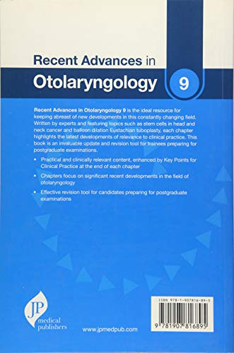 RECENT ADVANCES IN OTOLARYNGOLOGY-9