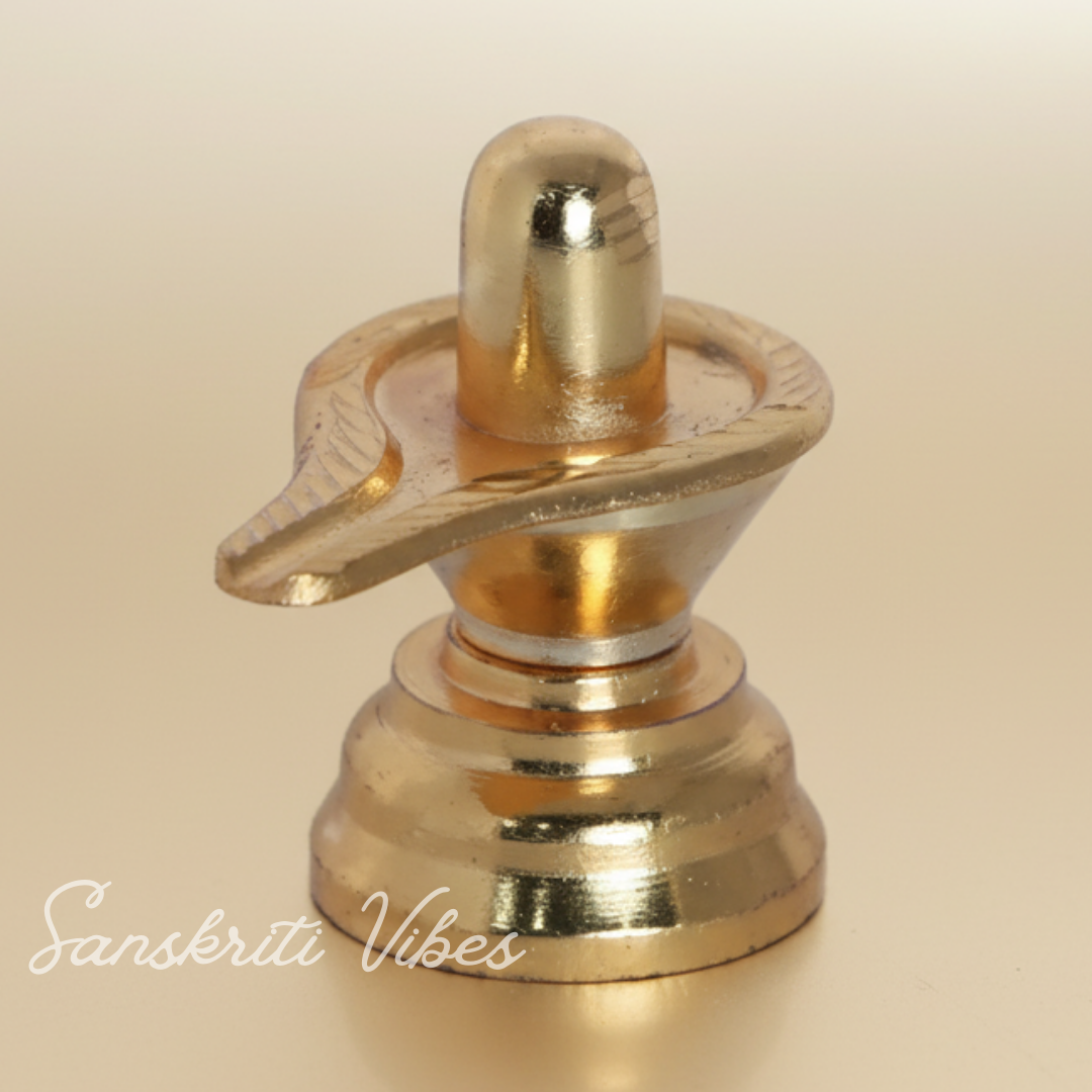 Metal Shivling Statue Aluminium Shiv Ling Idol Murti for Mandir Puja Meditation Spiritual Home Decor Showpiece 6 cm Handcrafted