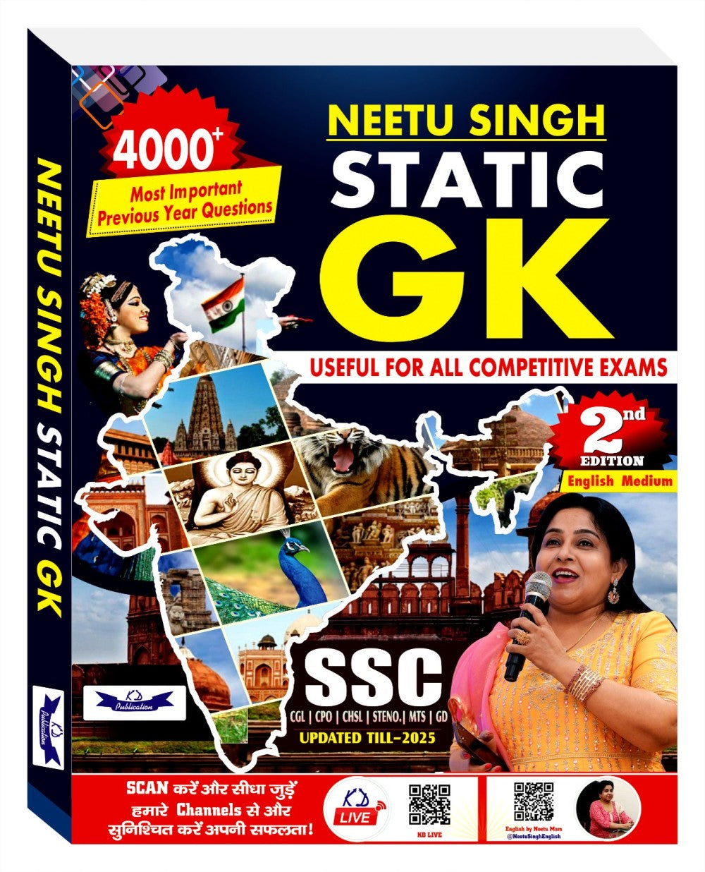 GK STATICS (2nd EDITION 2025 ENGLISH MEDIUM) BY NEETU SINGH - Retail Maharaj