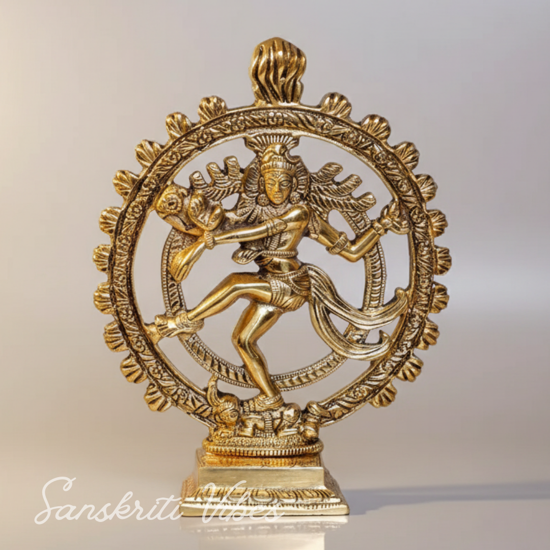 Shiva Idol Metal Statue for Home Decor Mandir Temple Puja Meditation Vastu Positive Energy Showpiece Handcrafted