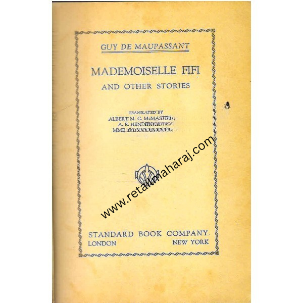 Mademoiselle Fifi and Other Stories - Retail Maharaj