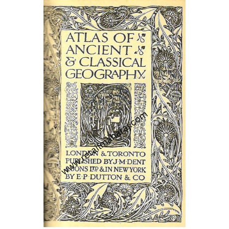 Atlas of Ancient and Classical Geography - Retail Maharaj
