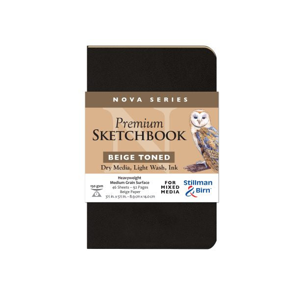 Stillman and Birn Nova Series Beige Sketchbook for Dry Media Ink and Light Wash