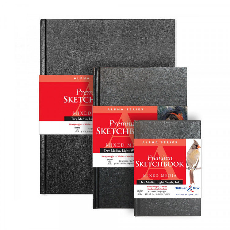 Stillman and Birn Alpha Series White Sketchbook for Dry Media Ink and Light Wash