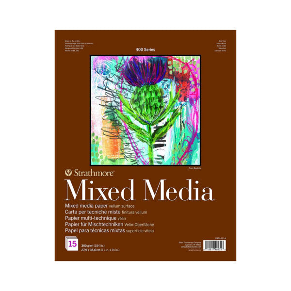 Strathmore 400 Series Mixed Media Art Paper Pad