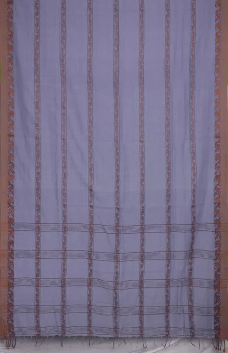 Santipuri Cotton Saree – Blue - Retail Maharaj